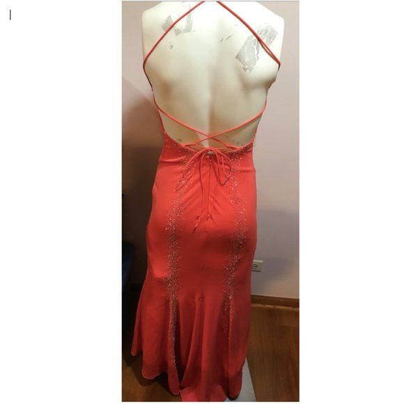 Niki Livas Customizable Strappy Prom Dress - Picture 4 of 5